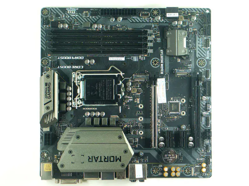 MSI B360M MORTAR Mainboard Micro-ATX Für Intel B360 DDR4 M.2 USB3.1 Gen2 TYPEC 64G 1151 CPU