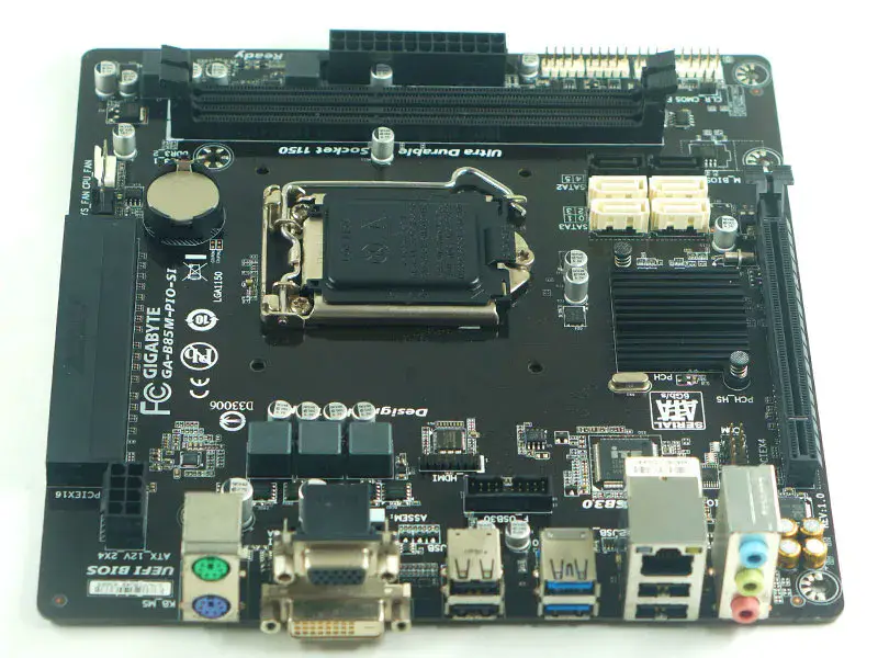 Gigabyte GA-B85M-PIO-SI B85 Sockel LGA1150 Hauptplatine