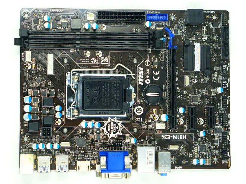 MSI H81M-E34 Mainboard LGA1150 DDR3