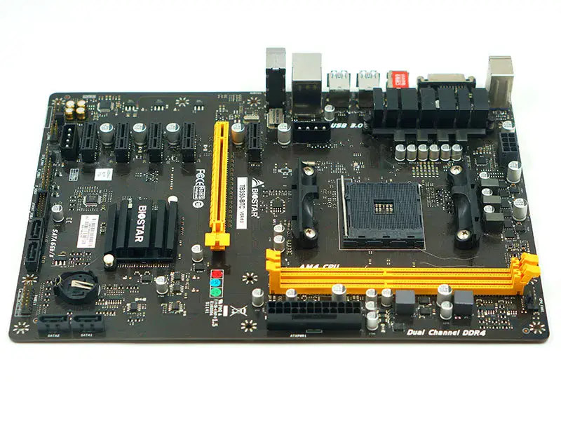 Biostar TB350-BTC Hauptplatine Sockel AM4 DDR4