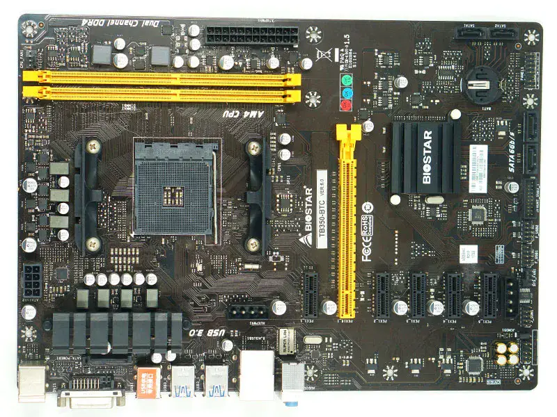 Biostar TB350-BTC Hauptplatine Sockel AM4 DDR4
