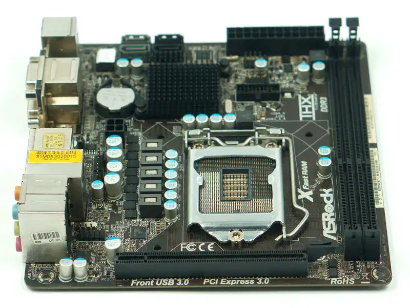 ASRock H77M-ITX Hauptplatine LGA 1155 DDR3