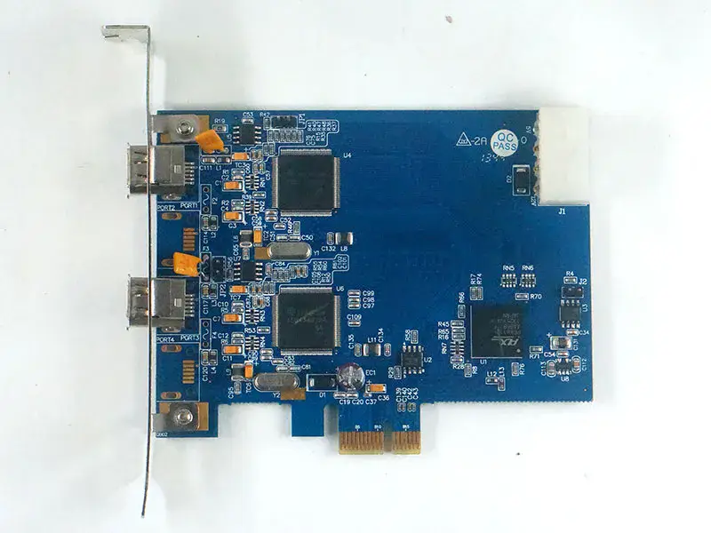 FWX2-PCIE10 Rev: 1.1 FWX2-PCIE10-2 1394-Erfassungskarte
