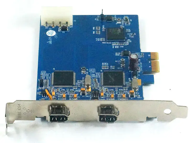 FWX2-PCIE10 Rev: 1.1 FWX2-PCIE10-2 1394-Erfassungskarte