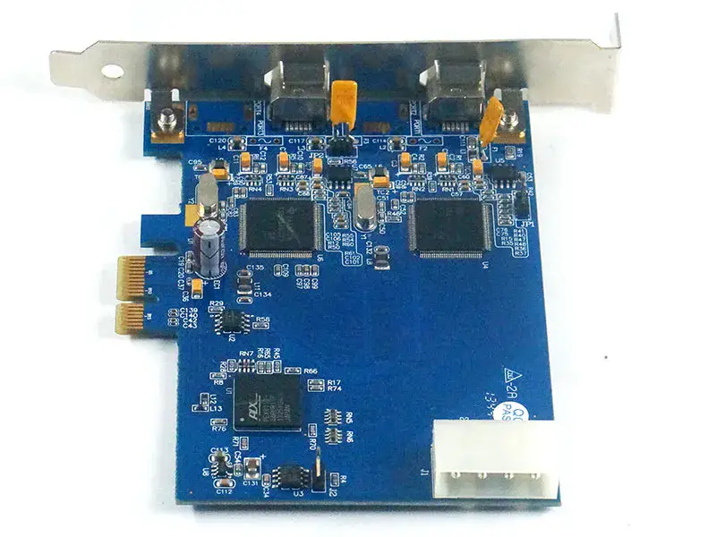 FWX2-PCIE10 Rev: 1.1 FWX2-PCIE10-2 1394-Erfassungskarte