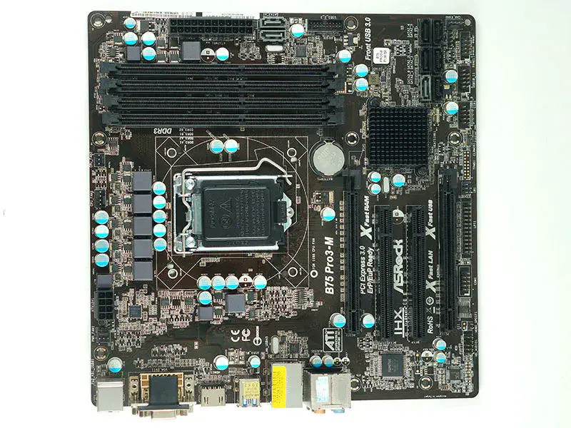 Asrock B75 Pro3-M Hauptplatine B75 LGA1155 Micro-ATX