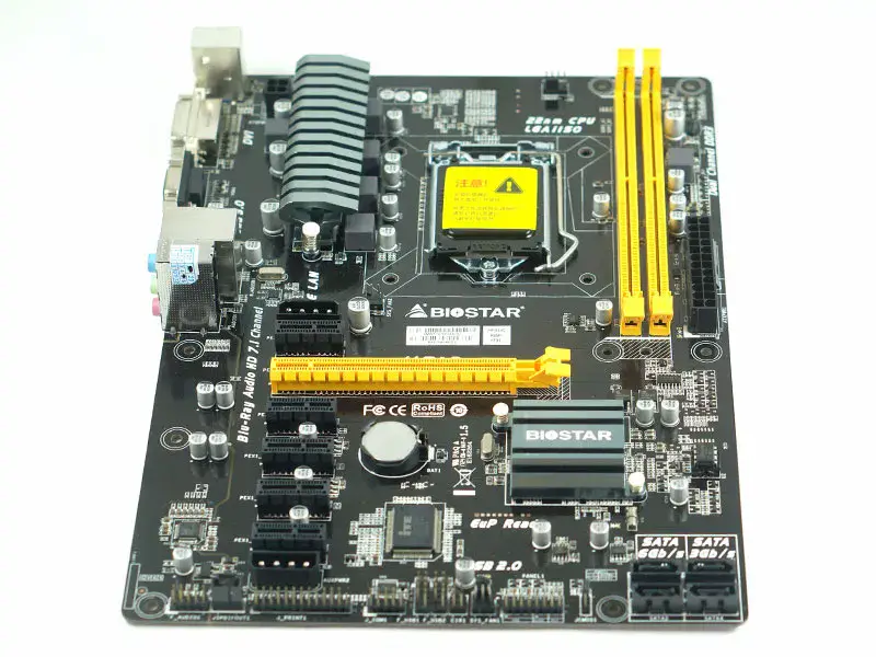 BIOSTAR H81A Hauptplatine DDR3 LGA 1150 6 PCI