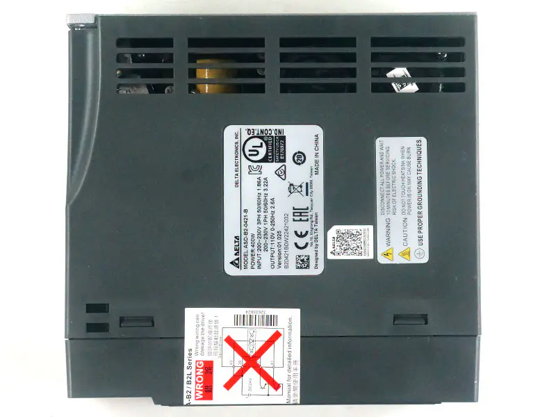 400-W-Servomotor Delta ASD-B2-0421-B