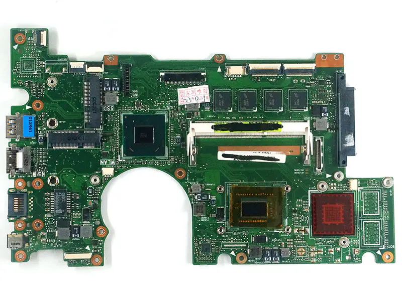 B400A Motherboard I5-3317U CPU REV2.0 4GB RAM Für Asus B400VC B400V B400A Laptop Motherboard