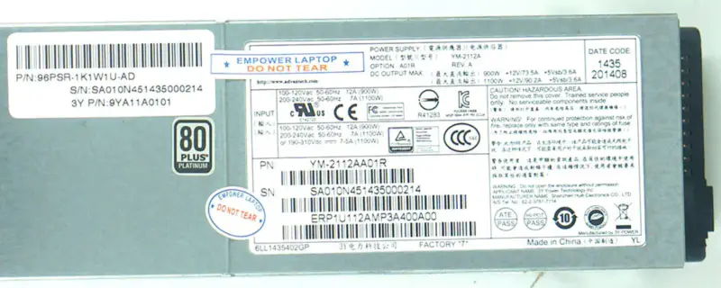 Advantech YM-2112A YM-2112AA01R Netzgerät