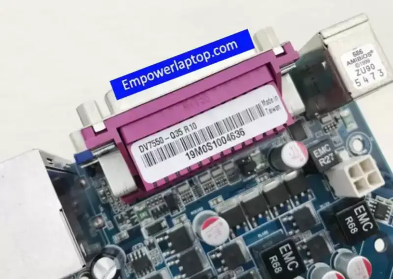 DV7550-Q35 R10 Motherboard für Industrieanlagen Dualer Netzwerkanschluss 5*PCI