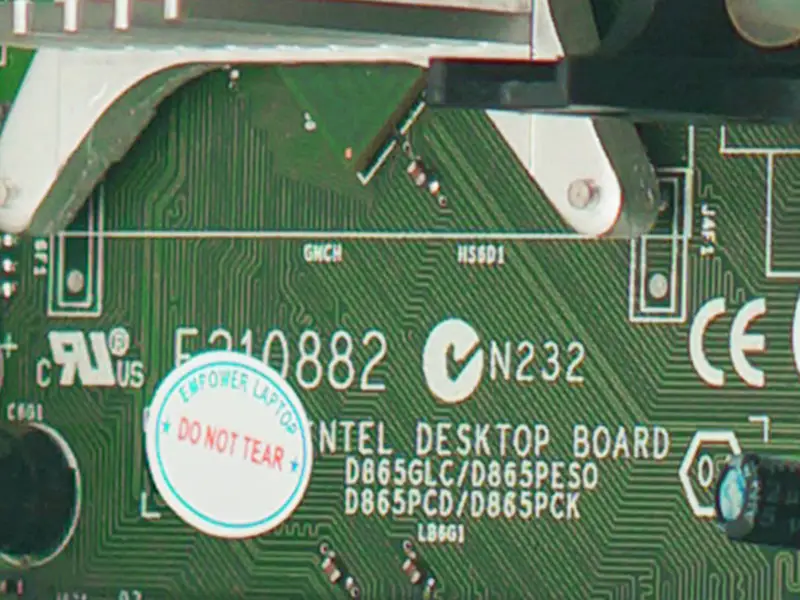 Intel E210882 D865GLC/D865PESO/D865PCD Hauptplatine
