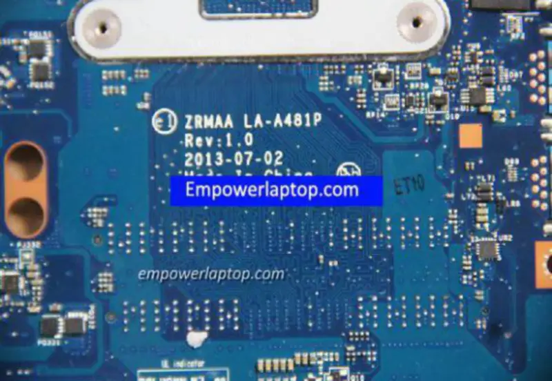 Toshiba E55 ZRMAA LA-A481P K000151460 Hauptplatine