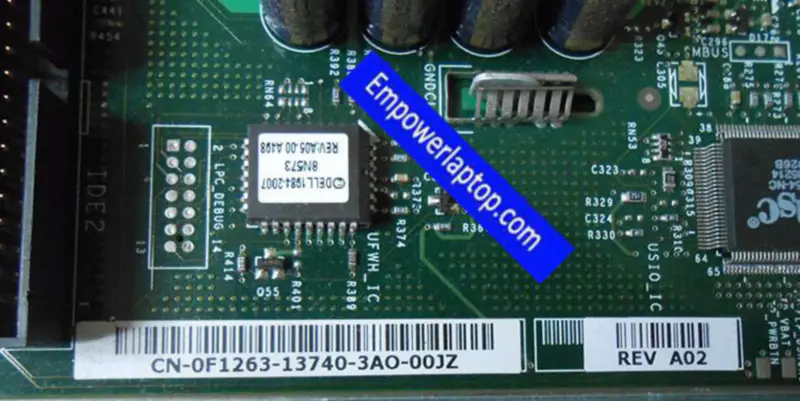 Dell 9N167 F1263 Hauptplatine