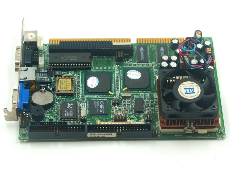 FB2502 VER:1.4 Motherboard mit CPU und FAN