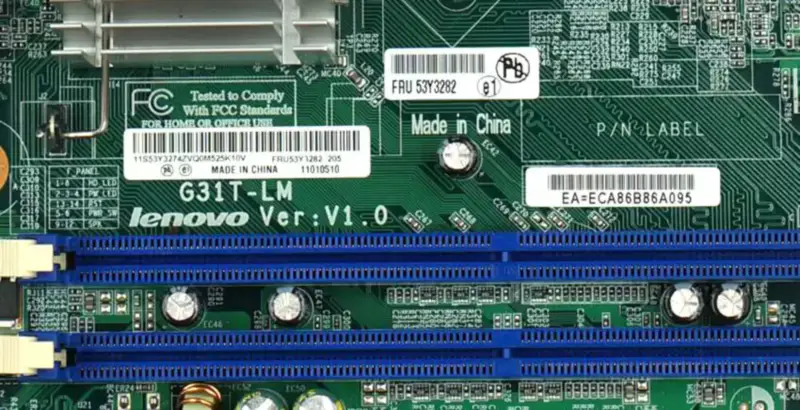 Lenovo G31T-LM V1.0 T4900V M6900 45C2882 53Y3282 Hauptplatine