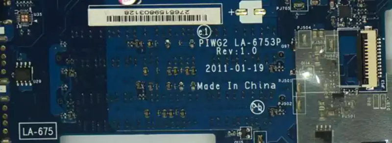 Lenovo G570 LA-6753P Hauptplatine