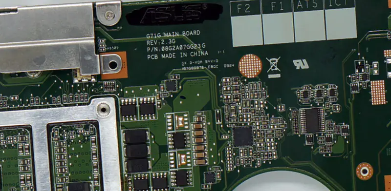 Asus G71GX Hauptplatine