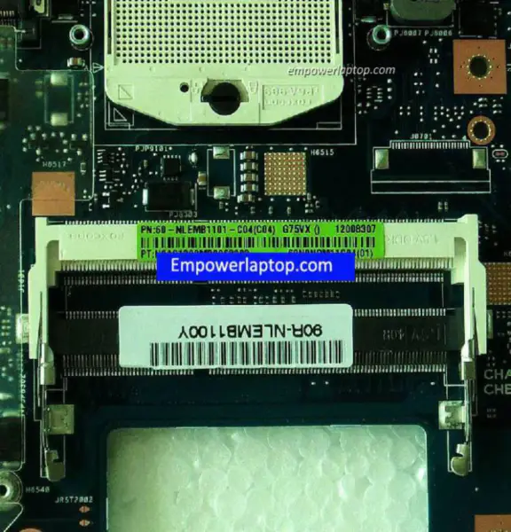 Asus G75VX Hauptplatine