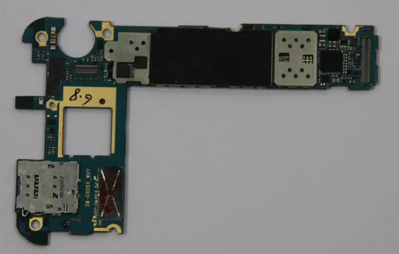 Samsung Galaxy S6 Edge G925A Motherboard Unlocked 32GB mit Chips