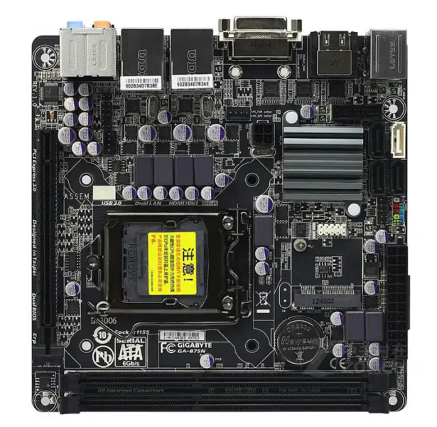 Gigabyte GA-B75N Hauptplatine LGA 1155 DDR3
