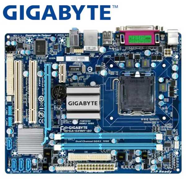 Gigabyte GA-G41MT-D3 Desktop Motherboard G41 Sockel LGA 775 Für Core 2 Pentium Celeron DDR3 8G