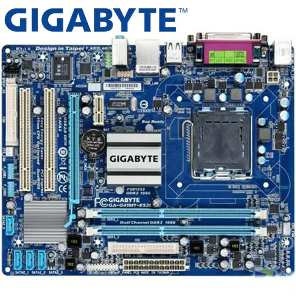 Gigabyte GA-G41MT-ES2L Desktop Motherboard G41 Sockel LGA 775 Für Core 2 DDR3 8G Micro ATX