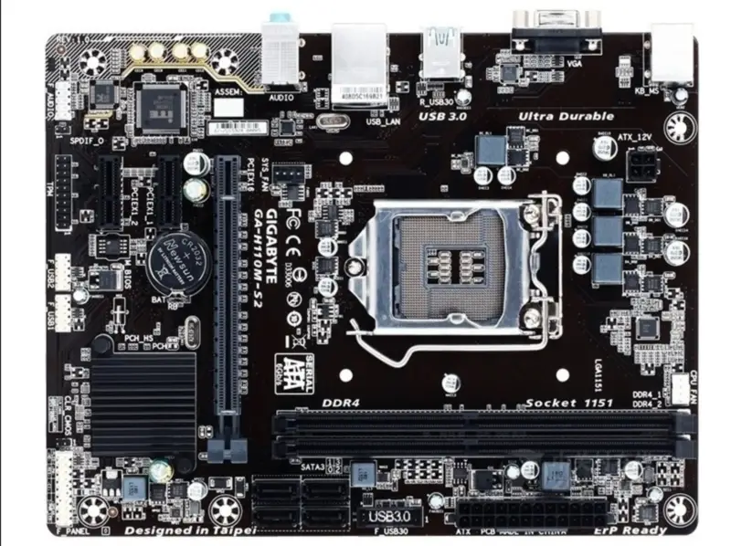 Gigabyte GA-H110M-S2 Mainboard LGA1151/DDR4/32G/M-ATX