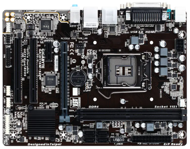 Gigabyte GA-H110M-S2PH Mainboard LGA1151/DDR4/Mini-ITX