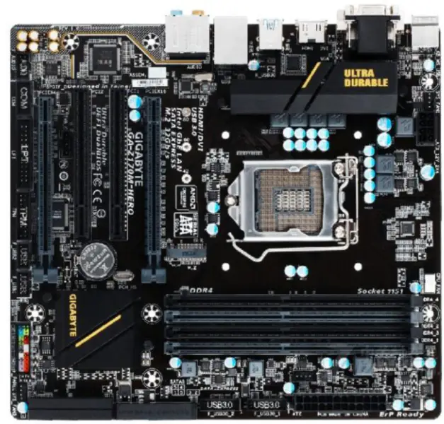 Gigabyte GA-Z170M-HERO Hauptplatine