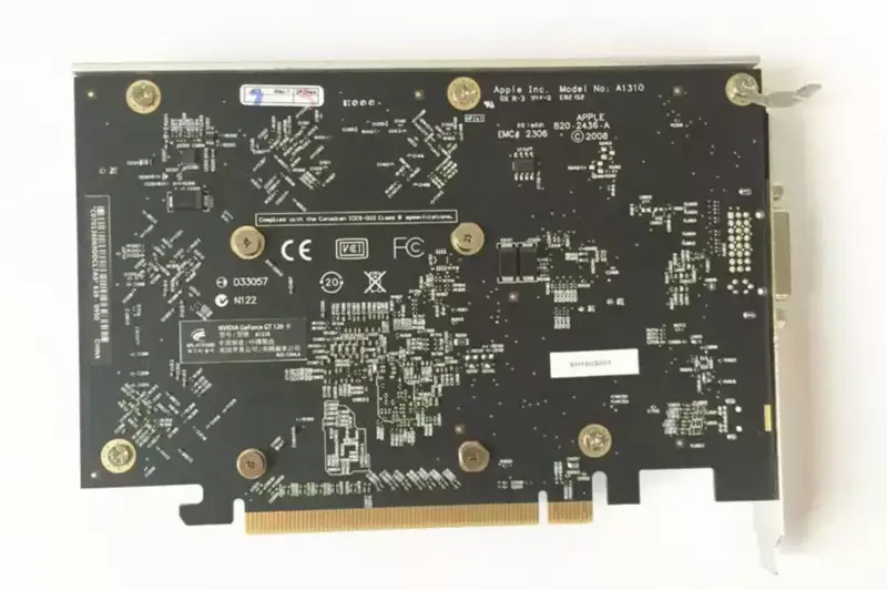 NVIDIA GeForce GT 120 512MB Apple Mac Pro Grafikkarte 2008-2012 Mini Display//DVI