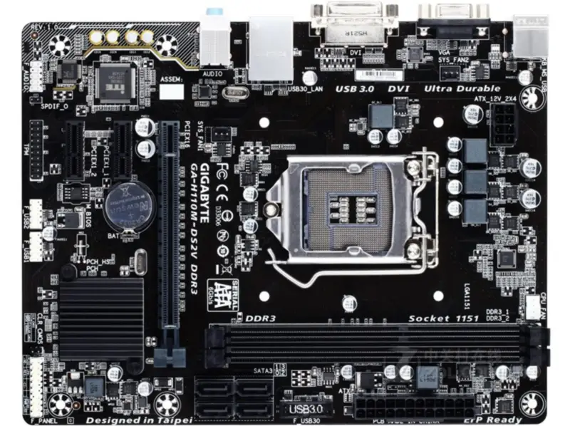 Gigabyte H110M-DS2V DDR3 Mainboard LGA1151/M-ATX