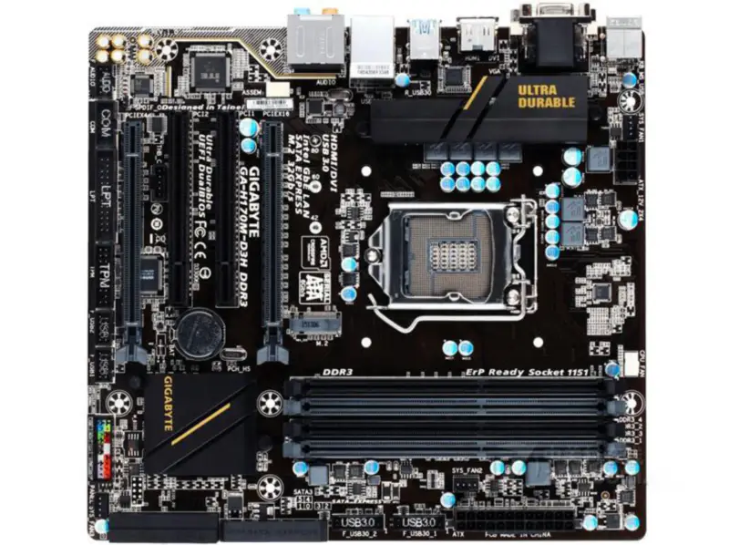 Gigabyte GA-H170M-D3H DDR3-Motherboard