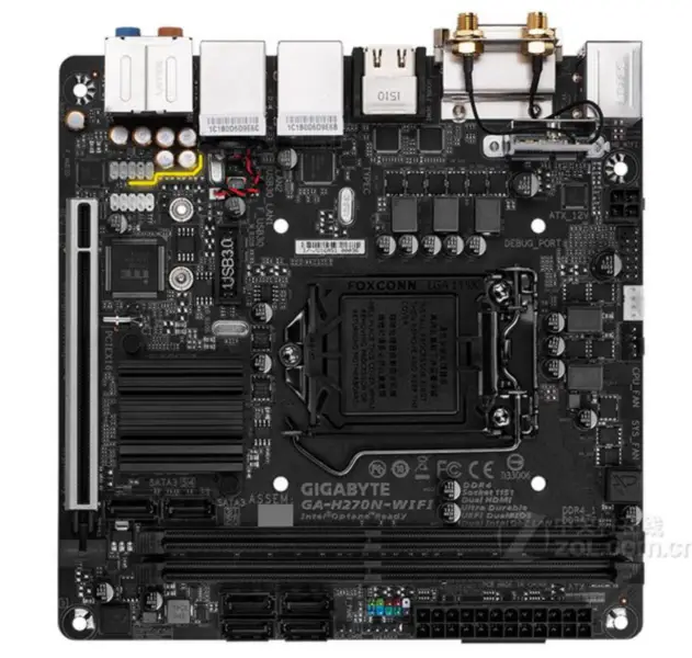 Gigabyte GA-H270N-WIFI Motherboard H270 Sockel LGA 1151 DDR4 Unterstützung I7 6700