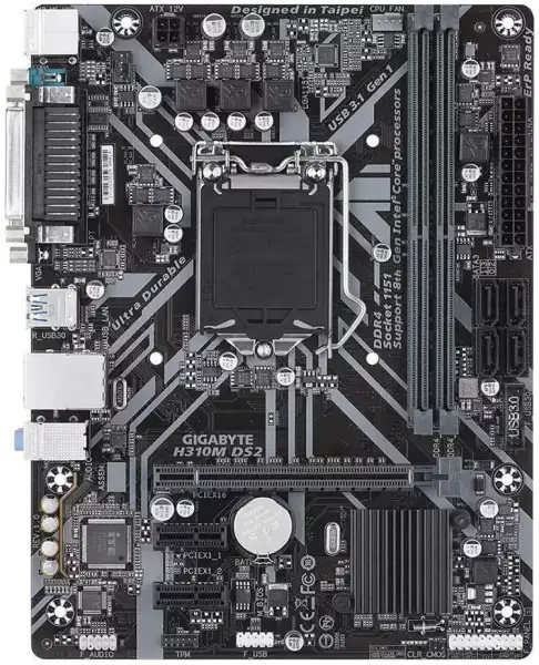 Gigabyte GA-H310M-DS2 Mainboard H310M-DS2 H310M Sockel LGA 1151 DDR4 USB3.0 SATA3.0