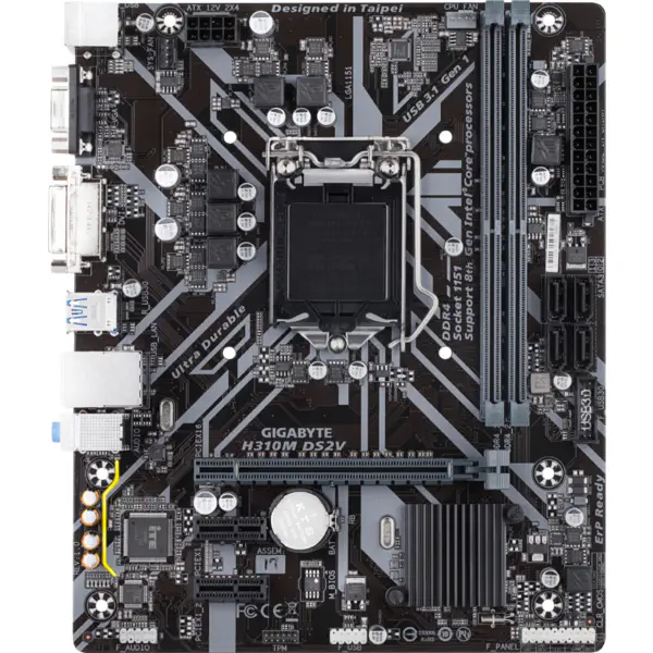 Gigabyte GA-H310M-DS2V Mainboard H270 Sockel LGA 1151 DDR4 Unterstützung i3 8100 i5 8500