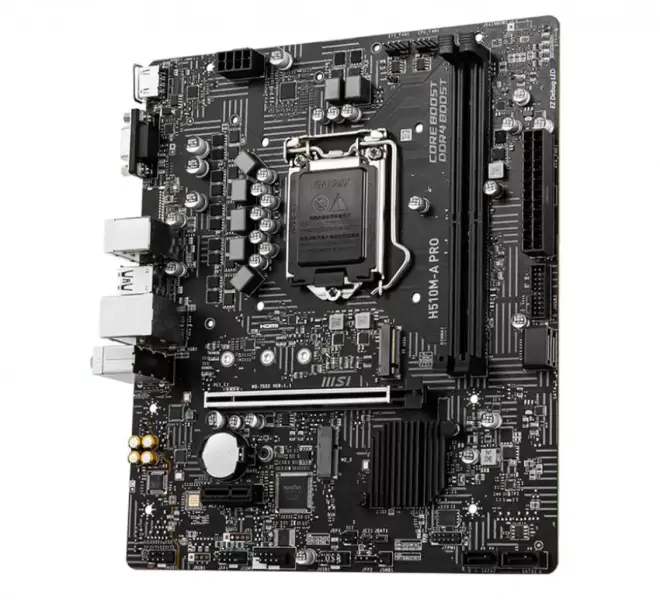 MSI H510M-A PRO Mainboard LGA1200 DDR4 64GB M-ATX