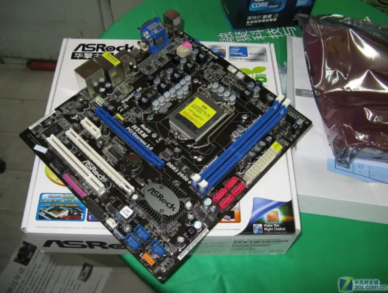 ASRock H55M Motherboard H55 LGA1156 SATA2 USB2.0