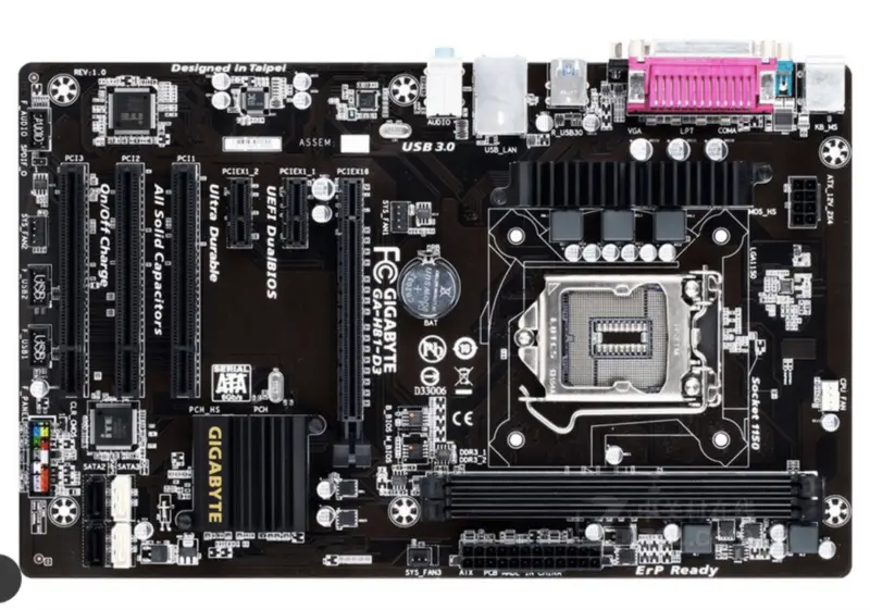 Gigabyte GA-H81-D3 Mainboard LGA1150 für I3 I5 I7 16GB USB3.0 H81