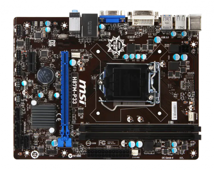 MSI H87M-P33 Mainboard LGA1150 DDR3 8G M-ATX