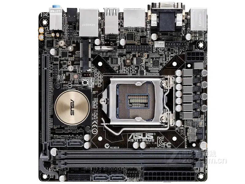 Asus H97I-PLUS Mainboard LGA 1150 DDR3 für i7 i5 i3 CPU 16GB USB2.0 UBS3.0 Mini-ITX