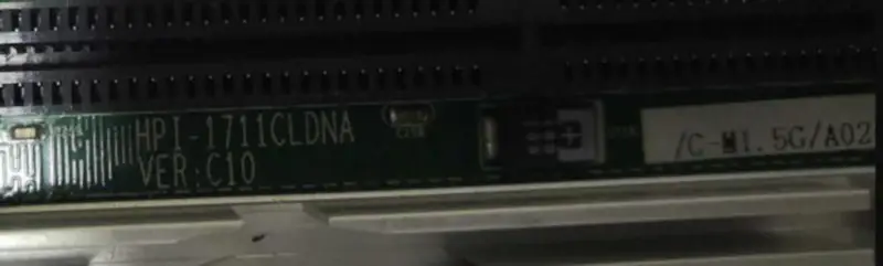 EVOC HPI-1711CLDNA VER:C10 PCISA Industrie-Motherboard