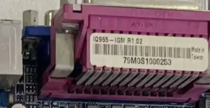 ASM IQ965-IGM R1.02 Industrie-Motherboard