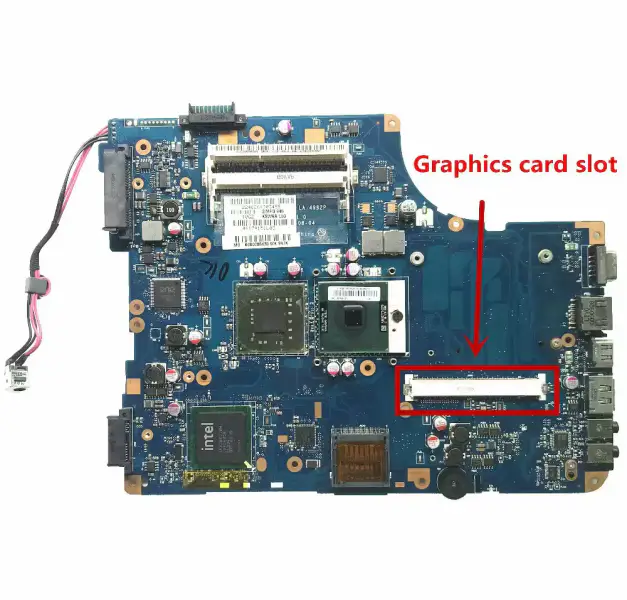 Toshiba Satellite L500 L550 L555 KSWAA LA-4982P K000086430 Laptop-Motherboard mit dedizierter Grafik