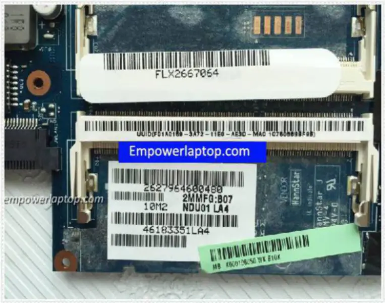 Toshiba Satellite T215D LA-6032P K000106050 Hauptplatine