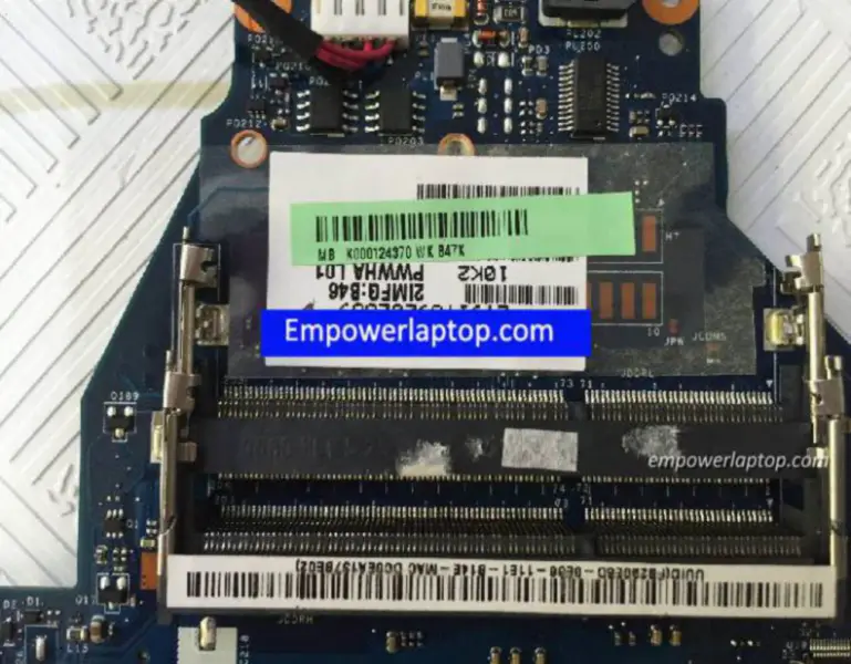 Toshiba K000124370 PWWHA LA-7202P satellite C660 Hauptplatine