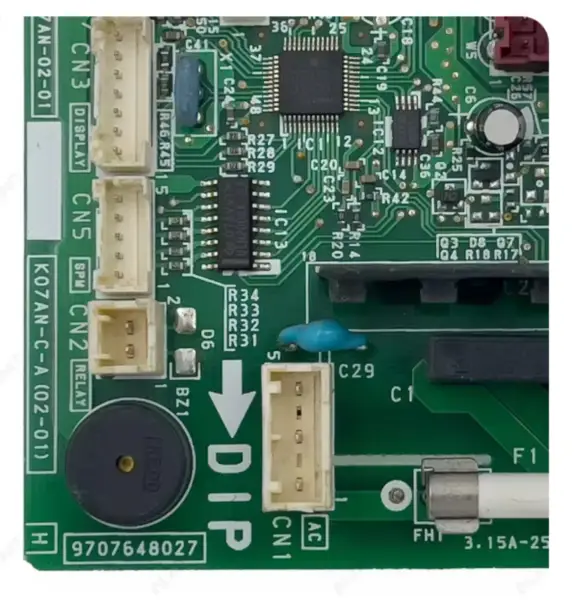 Fujitsu Klimaanlagen-Steuerplatine K07AN-C-A(02-01) Leiterplatte K07AN-02-01 9707648027