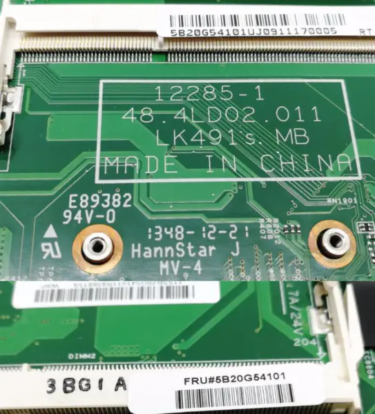 FRU:5B20G54101 Für Lenovo K4450 K4450A Laptop Motherboard mit SR1EF I5-4210U 12285-1 48.4LD02.011 Mainboard 2G