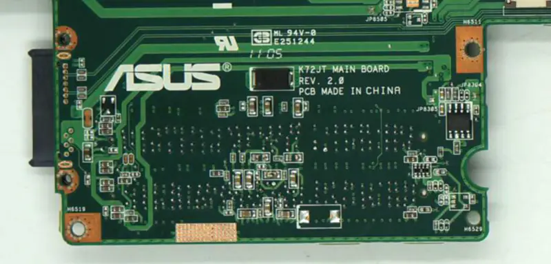 Asus K72JT Hauptplatine
