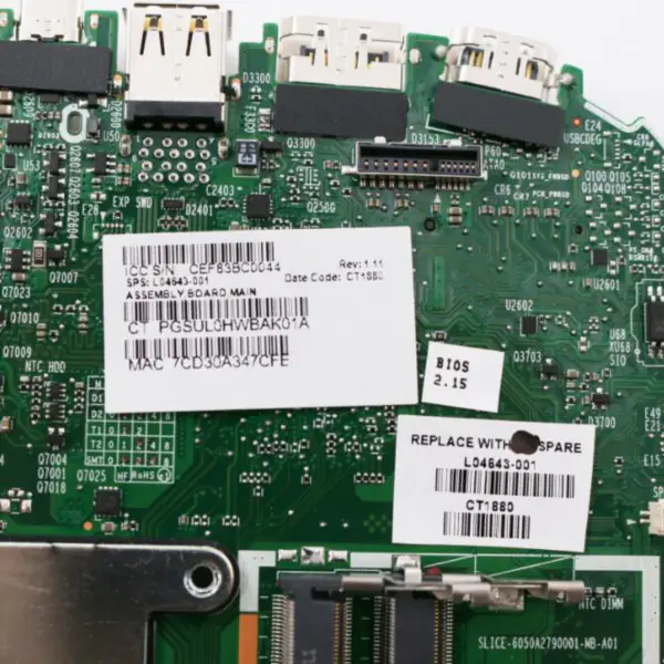 HP Elite Slice G1 L04643-001 941780-001 Hauptplatine